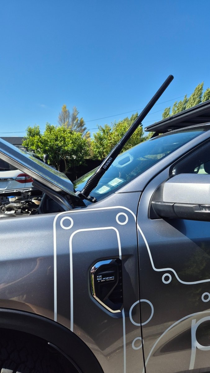 AC Fab Ford Ranger RA 2023 to current UHF Antenna Mount Bracket - NZ Offroader