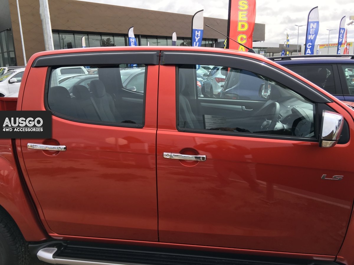 AUSGO ISUZU D - MAX Dual Cab 2012 - 2020 Injection Monsoon Weather Shields - NZ Offroader