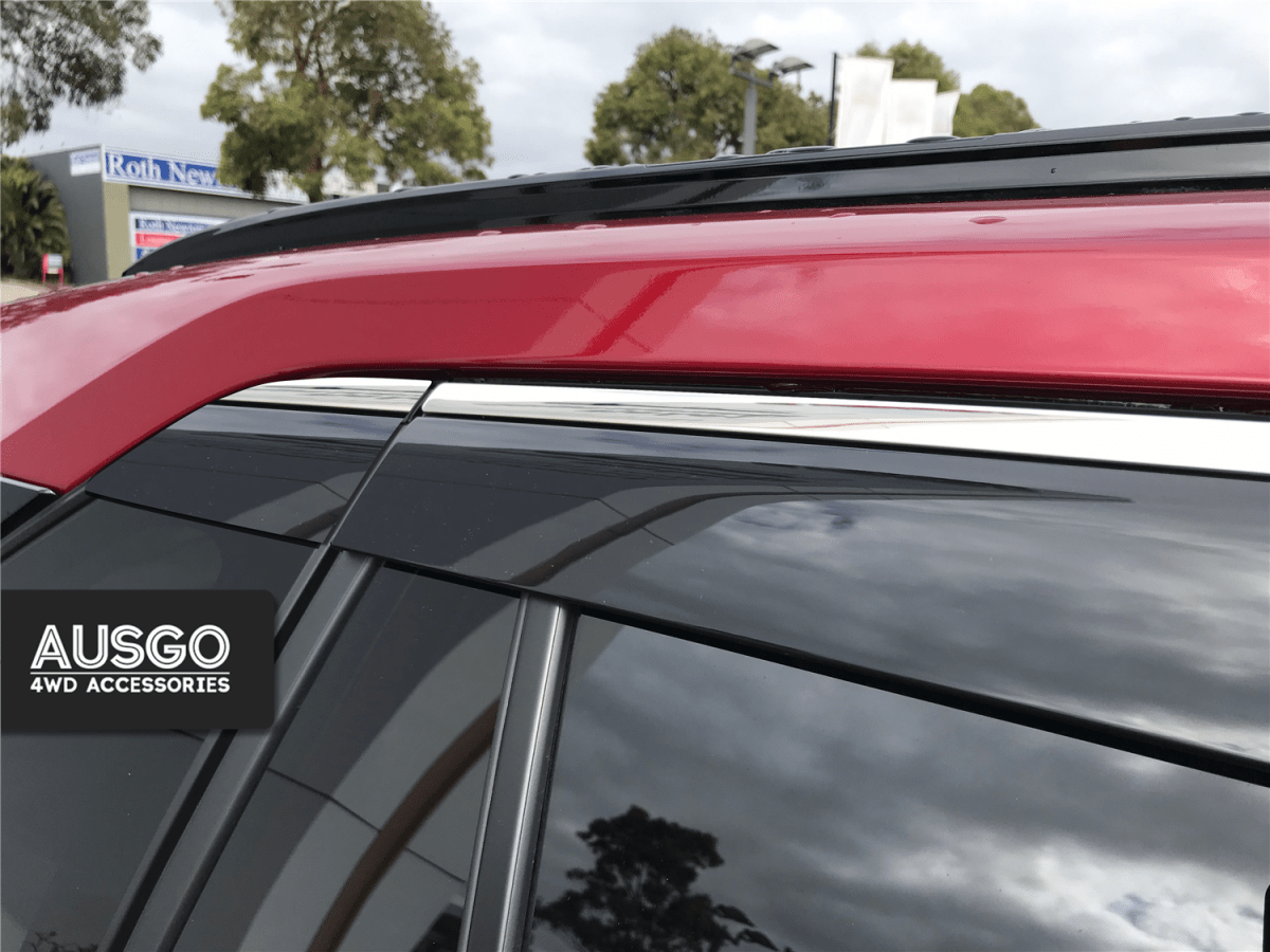 AUSGO Toyota RAV4 2019 - Onwards Monsoon Weather Shields with Stainless Trim - NZ Offroader