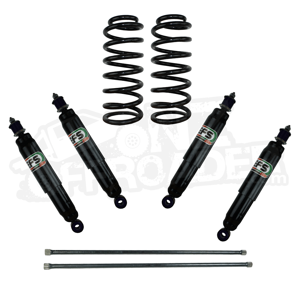 EFS Lift Kit To Suit Mitsubishi Pajero LWB NF To NG L146G V6 Coil Rear 1988 To 1991 - NZ Offroader