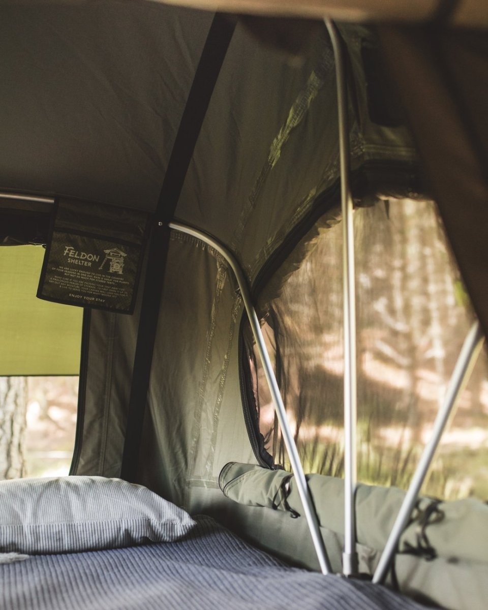Feldon Crow's Nest Rooftop Tent - Regular - Green - NZ Offroader