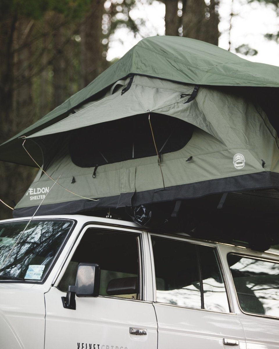 Feldon Crow's Nest Rooftop Tent - Regular - Green - NZ Offroader