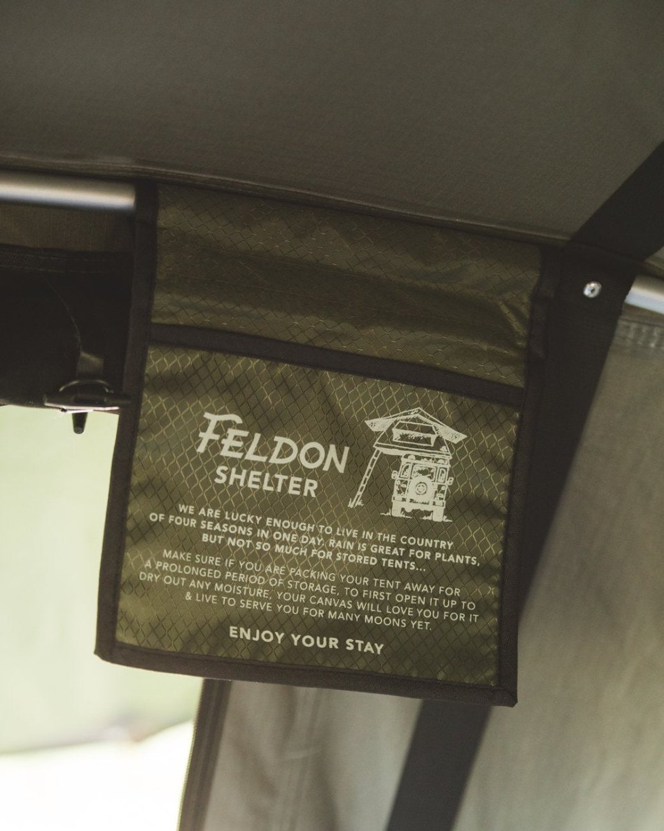 Feldon Crow's Nest Rooftop Tent - Regular - Green - NZ Offroader