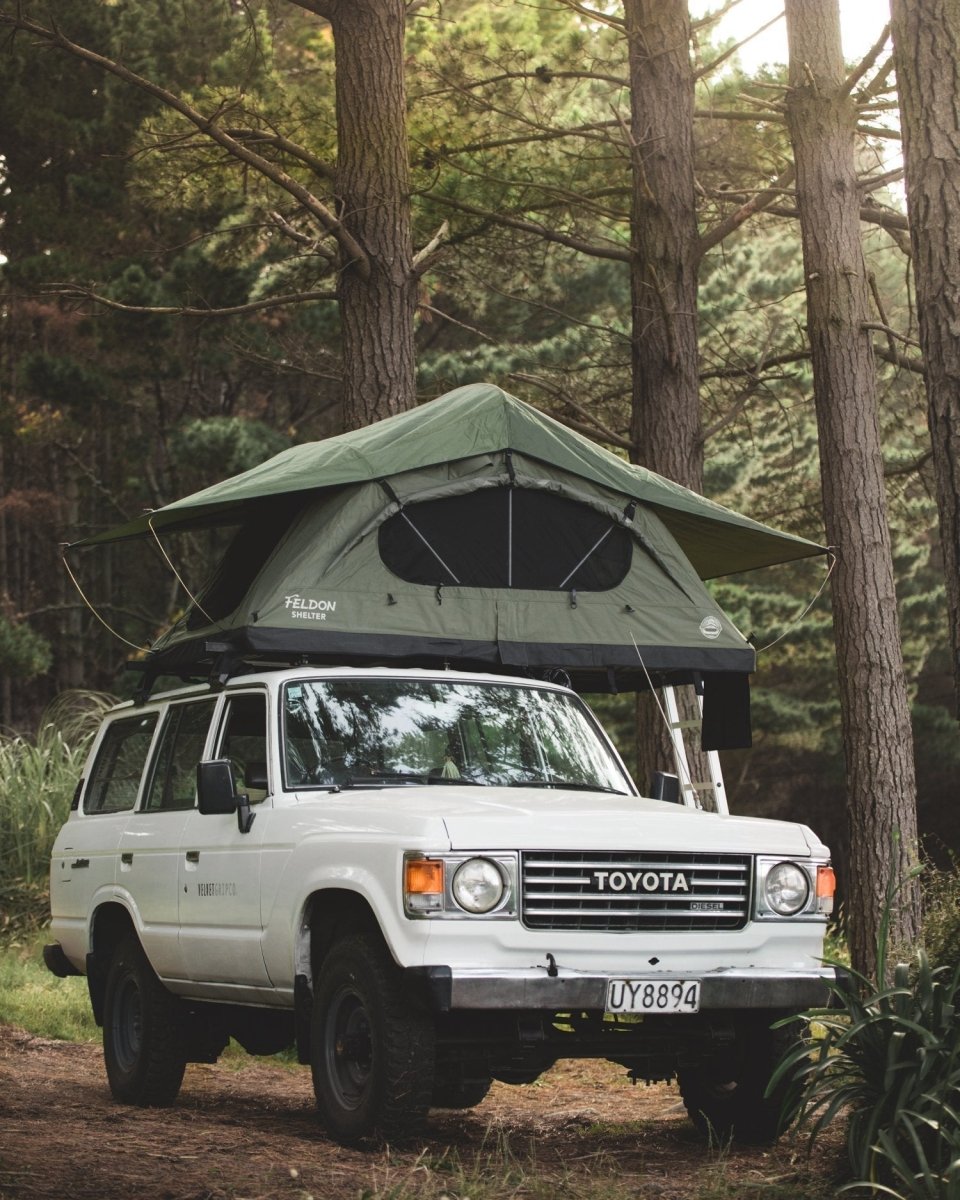 Feldon Crow's Nest Rooftop Tent - Regular - Green - NZ Offroader