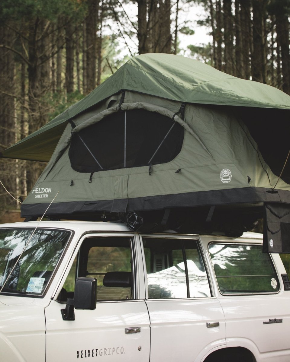 Feldon Crow's Nest Rooftop Tent - Regular - Green - NZ Offroader
