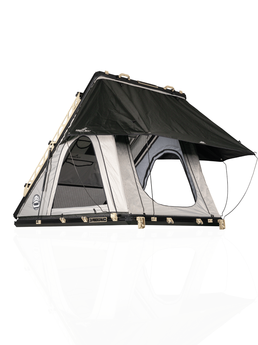 Feldon Hawk's Nest V2 Rooftop Tent - Low - Pro - Grey - NZ Offroader