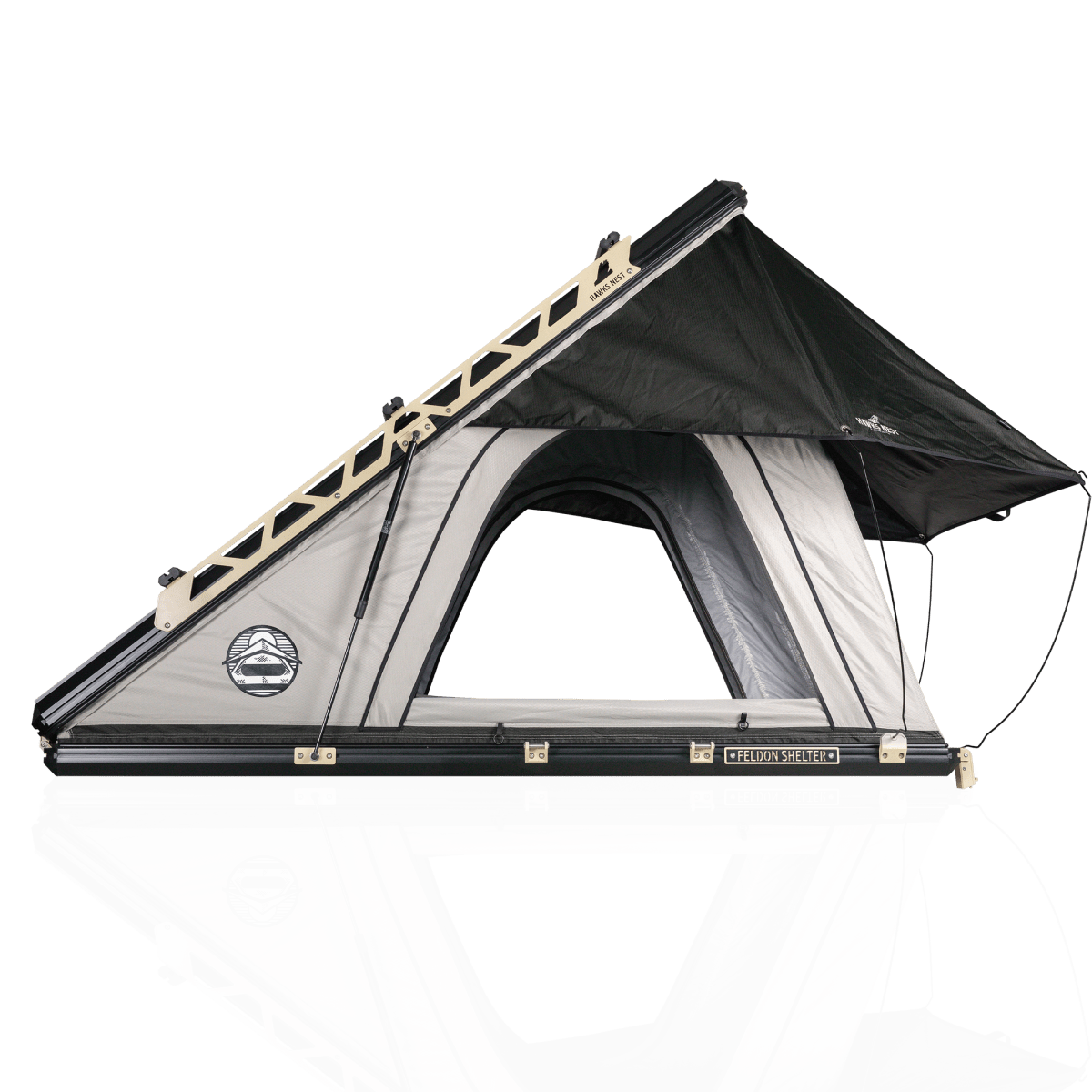 Feldon Hawk's Nest V2 Rooftop Tent - Low - Pro - Grey - NZ Offroader