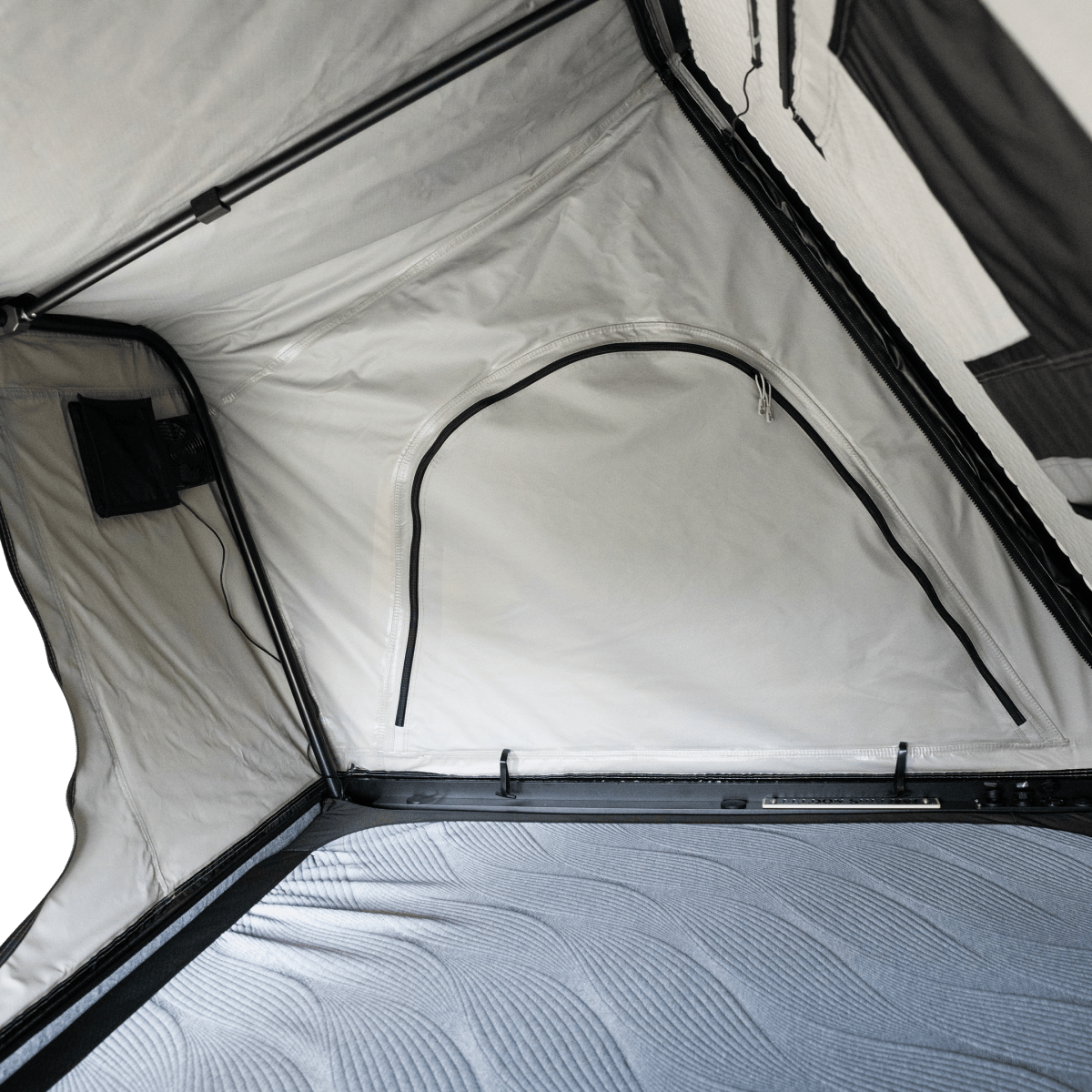 Feldon Hawk's Nest V2 Rooftop Tent - Side - Grey - NZ Offroader