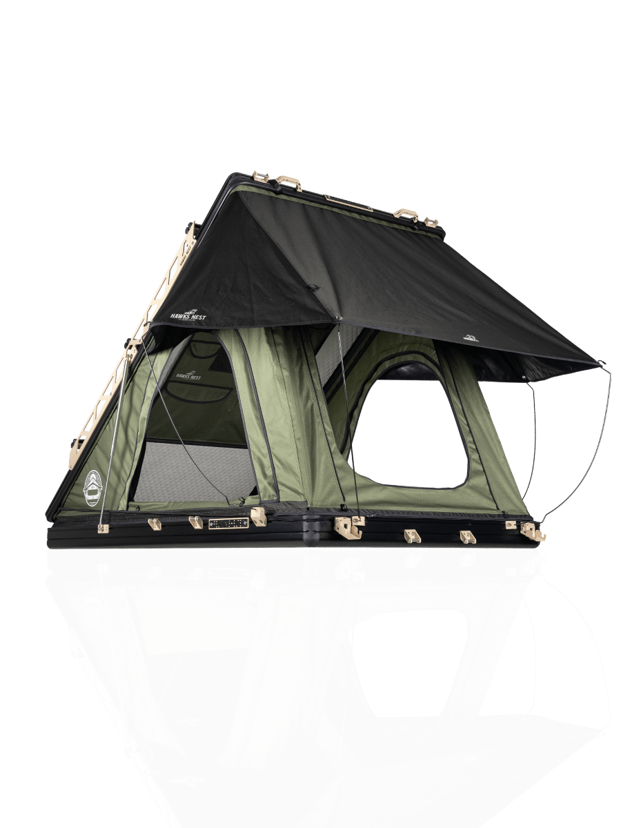 Feldon Hawk's Nest V2 Rooftop Tent - Standard - Green - NZ Offroader