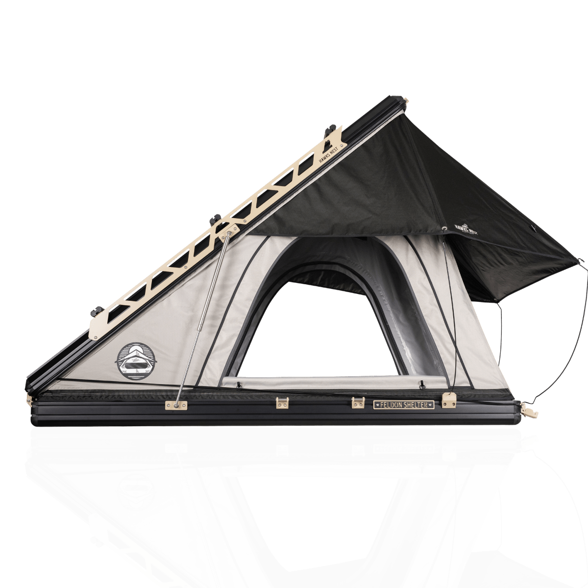Feldon Hawk's Nest V2 Rooftop Tent - Wide - Grey - NZ Offroader