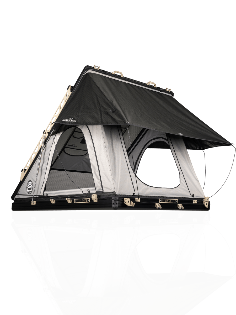 Feldon Hawk's Nest V2 Rooftop Tent - Wide - Grey - NZ Offroader