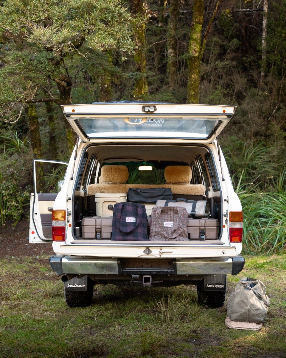Feldon Swanndri Wool Camp Blanket - Plum Check - NZ Offroader