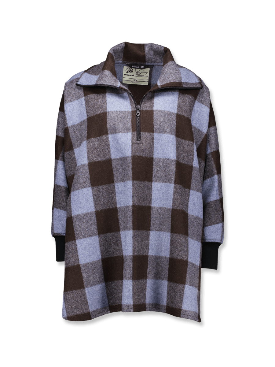 Feldon Swanndri Wool Camp Poncho - Walker Check - NZ Offroader