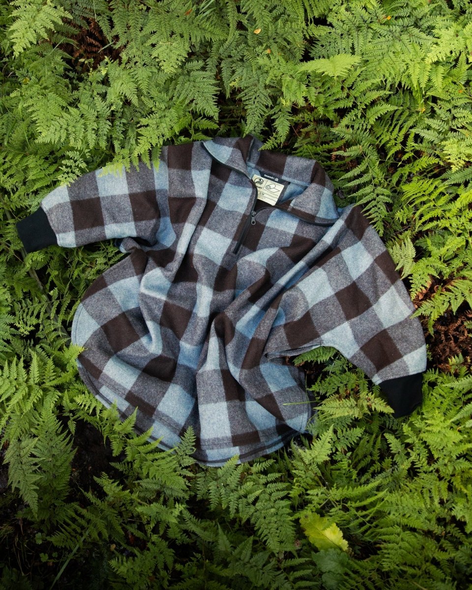Feldon Swanndri Wool Camp Poncho - Walker Check - NZ Offroader