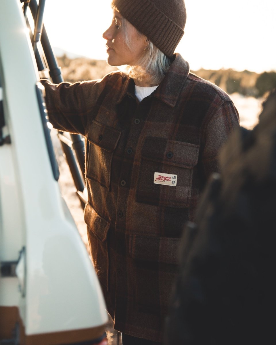 Feldon Swanndri Wool Camp Shacket - High Country Check - NZ Offroader