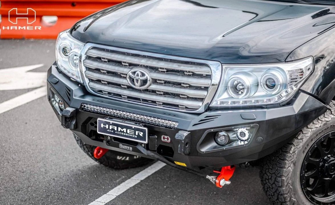 Hamer AM106 King Series Winch Bar for Toyota Landcruiser 200 Series 2010 - 2015 - NZ Offroader
