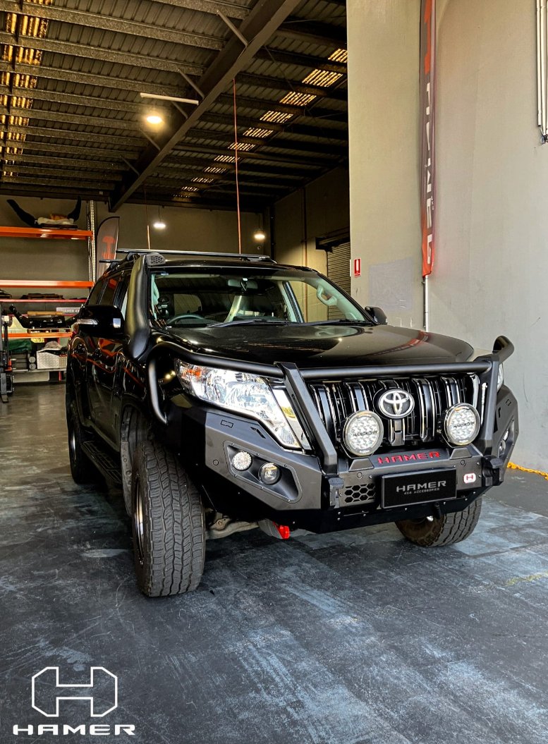Hamer AM106 - PT King Series Plus Winch Bar for Toyota Prado 150 2014 - 2017 - NZ Offroader