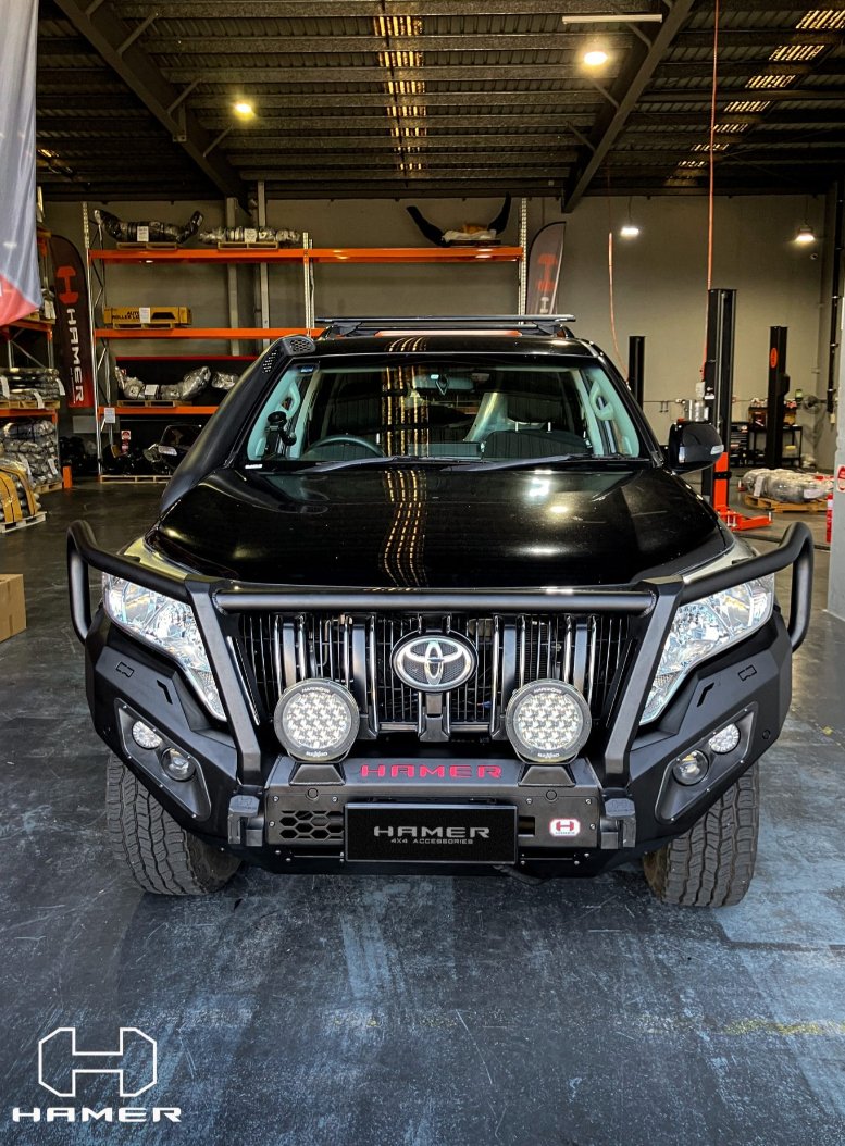 Hamer AM106 - PT King Series Plus Winch Bar for Toyota Prado 150 2014 - 2017 - NZ Offroader