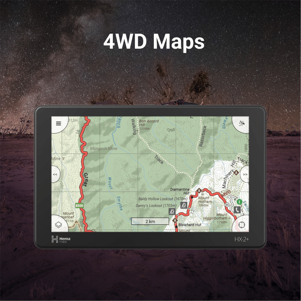 Hema HX - 2+ GPS Navigator - NZ Offroader
