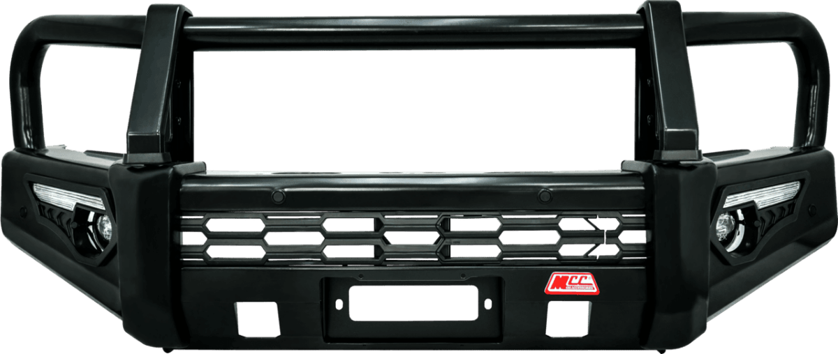 MCC Phoenix 808-02 Winch Bar for Mitsubishi Triton MR 2019 - current (Has Premium Grille)* - Includes Replacement Washer Bottle and Underbody Protection Plates