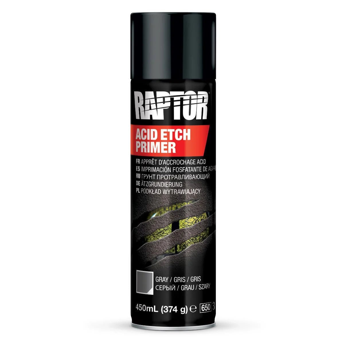 RAPTOR Acid Etch Primer Gray Aerosol 450ml - NZ Offroader