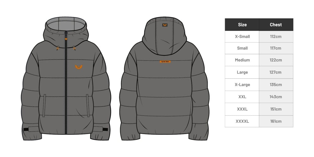 STEDI Grey Puffer Jacket - NZ Offroader