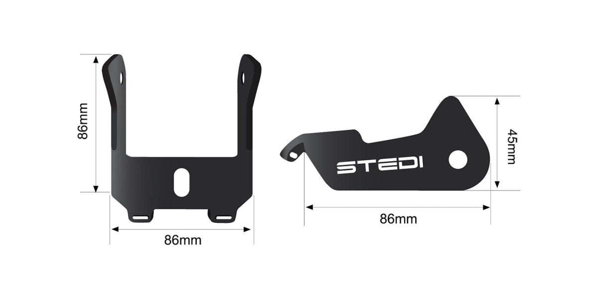 STEDI Type - X EVO MINI 4 Inch Under Rack Bracket - NZ Offroader