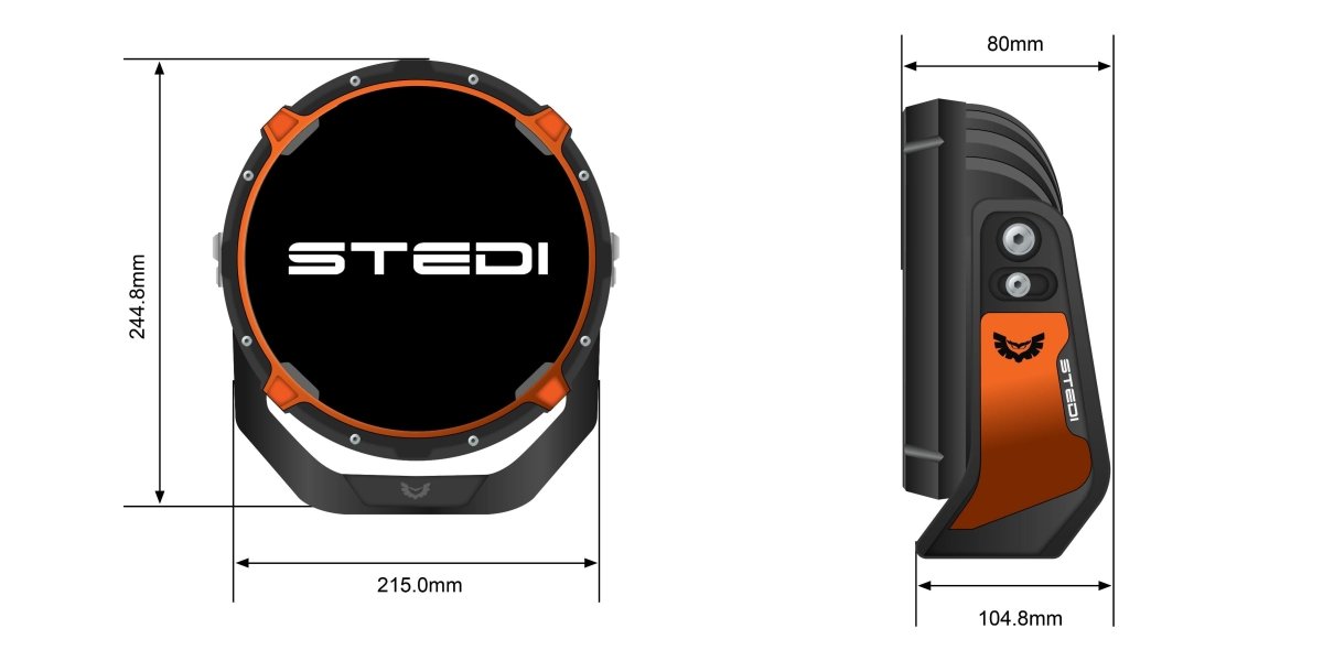STEDI Type - X Pro Plus DRL Assembled Kit - NZ Offroader