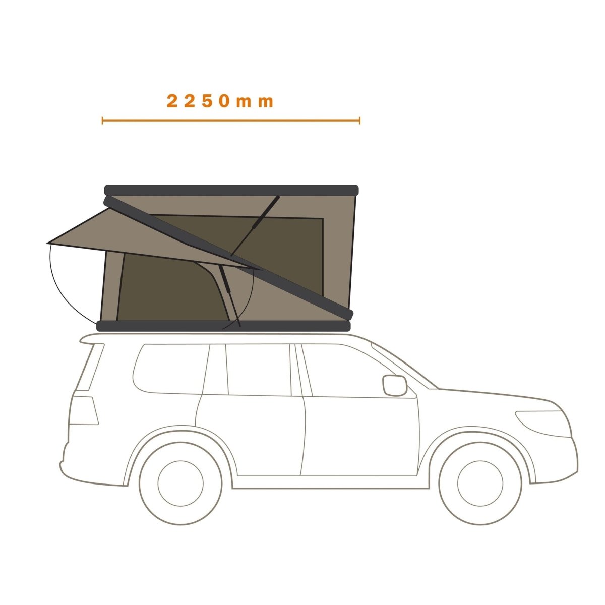 Darche Ridgeback Highrize RTT 1550 - NZ Offroader
