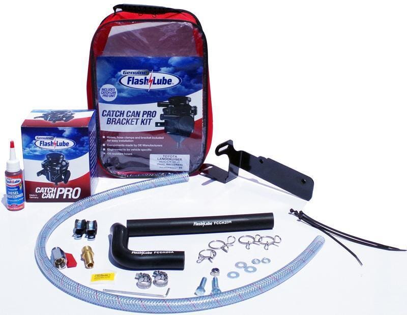 Flash Lube Catch Can Pro to suit Toyota Landcruiser VDJ7# 01/2007+ - NZ Offroader
