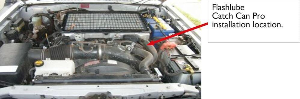 Flash Lube Catch Can Pro to suit Toyota Landcruiser VDJ7# 01/2007+ - NZ Offroader
