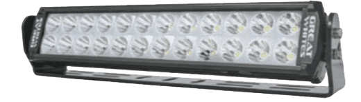 Great Whites - Attack 24 LED Dual Row Driving Light Bar with Backlight - NZ Offroader