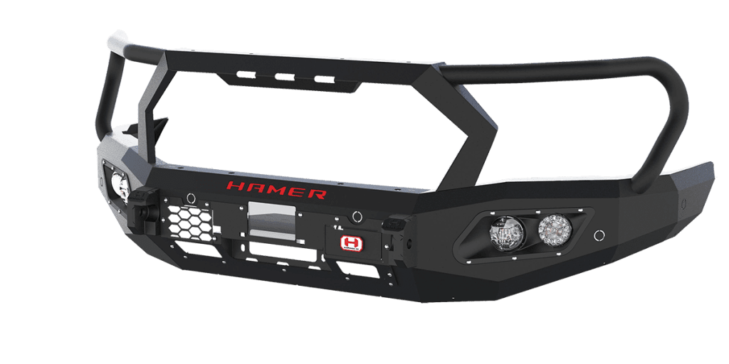 Hamer AM106-PT King Series Plus Winch Bar for Ford Ranger/Everest Next-Gen 2022-on - NZ Offroader