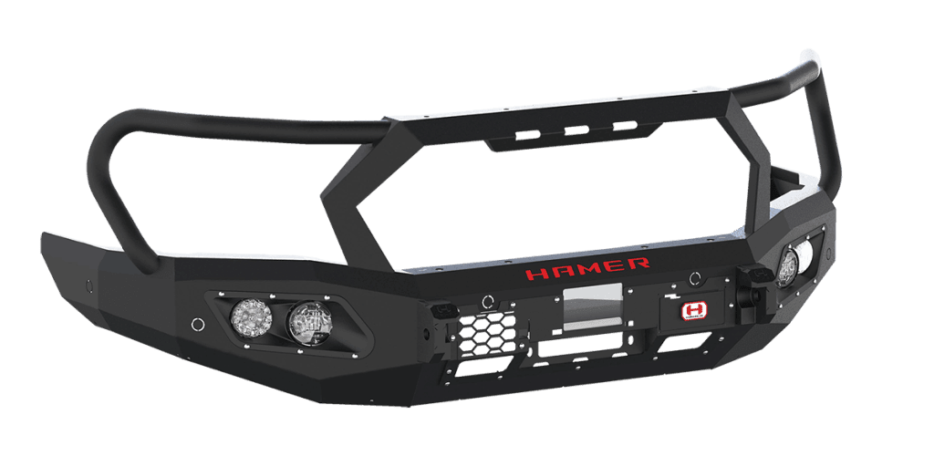 Hamer AM106-PT King Series Plus Winch Bar for Ford Ranger/Everest Next-Gen 2022-on - NZ Offroader