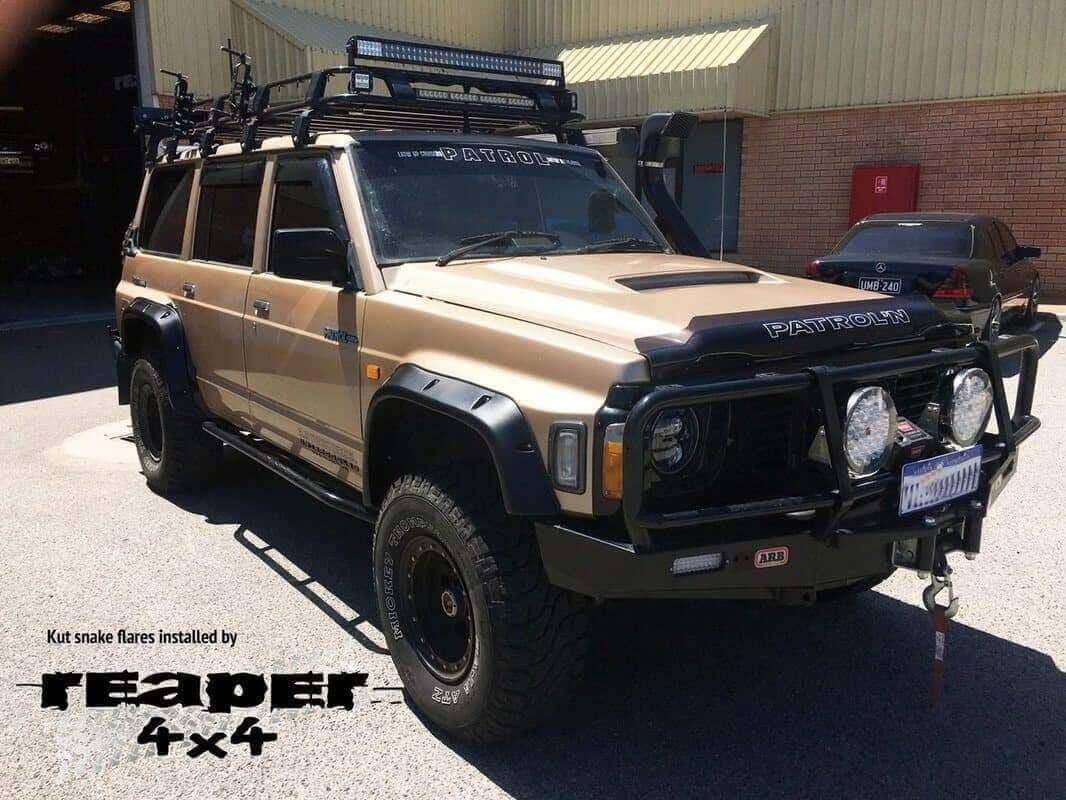 Kut Snake Flares for Nissan Safari/Patrol GQ - NZ Offroader