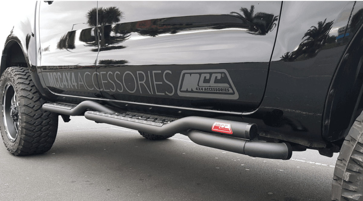 MCC Twist Tube Side Steps 030-09 for Isuzu Dmax 2020 - current - NZ Offroader