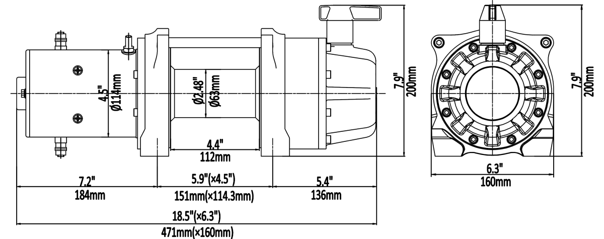 Runva 11XS Premium 12V with Synthetic Rope - NZ Offroader