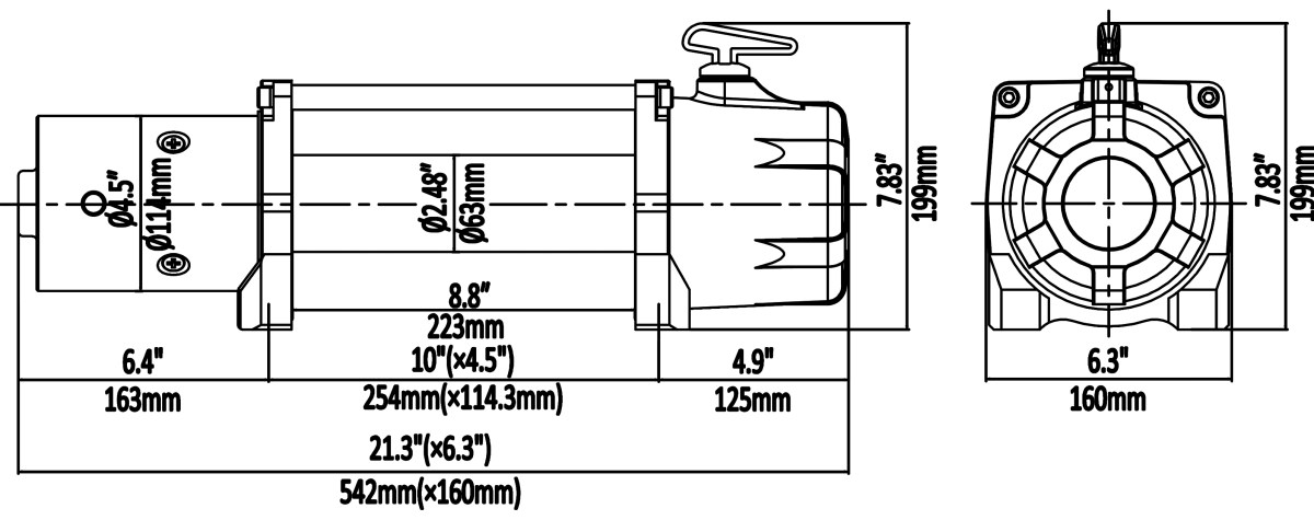 Runva EWL9500 12V with Synthetic Rope - NZ Offroader