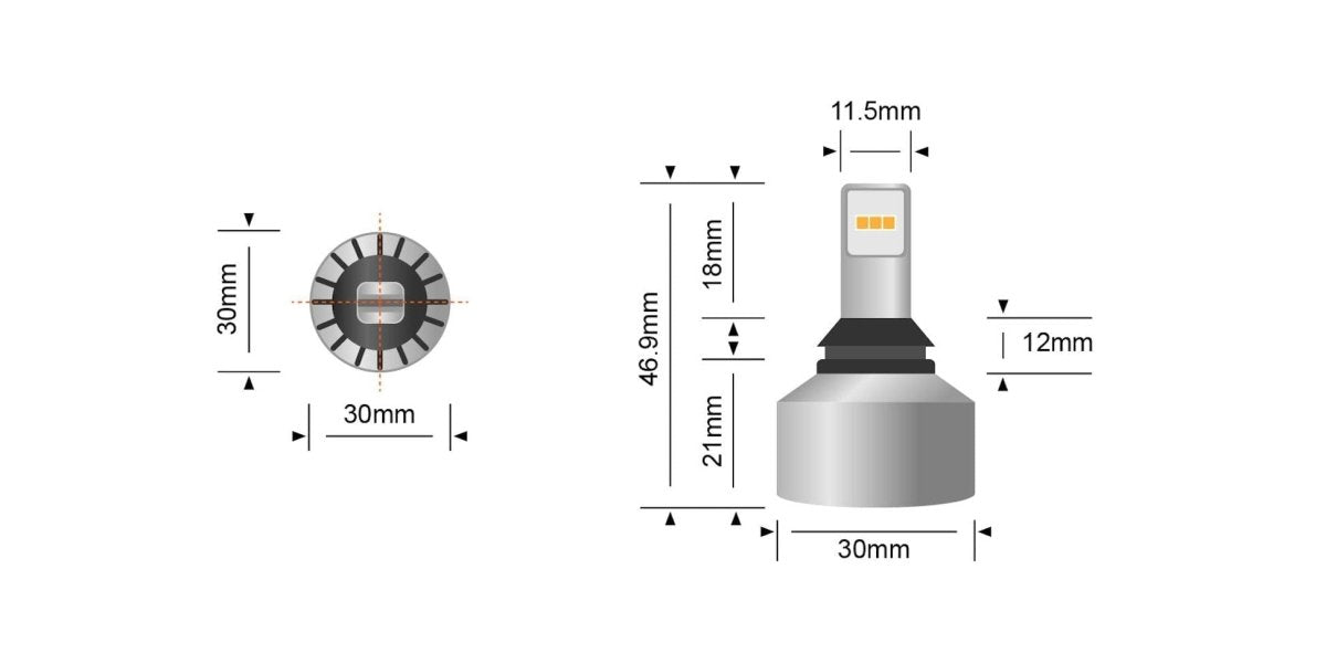 STEDI 1000 Lumen T10 / T15 Reverse LED Upgrade - NZ Offroader