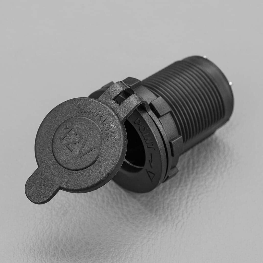 STEDI 12V Cigarette Lighter Socket - Flush Mount - NZ Offroader
