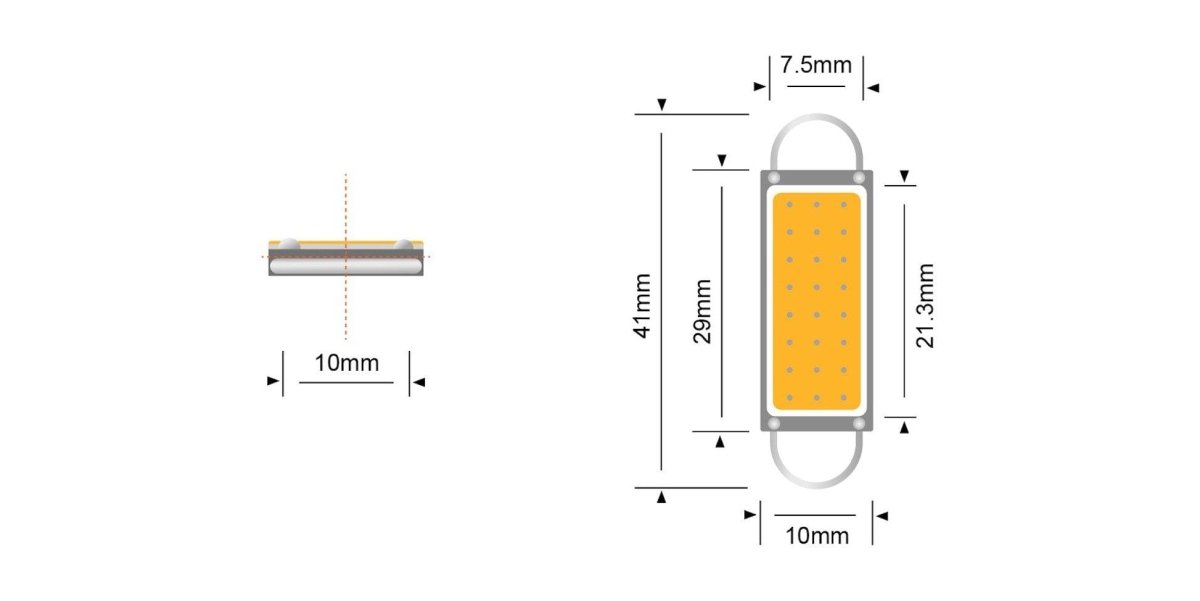 STEDI 561/562 Capless Festoon LED Bulb - NZ Offroader