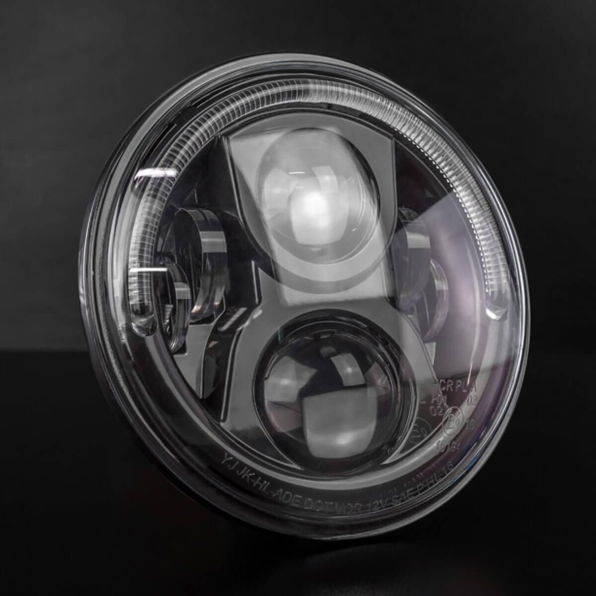 STEDI 7 Inch Carbon Black LED Headlight - NZ Offroader