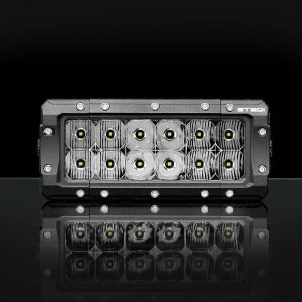 STEDI 8 Inch ST4K 12 LED Double Row Light Bar NZ Offroader