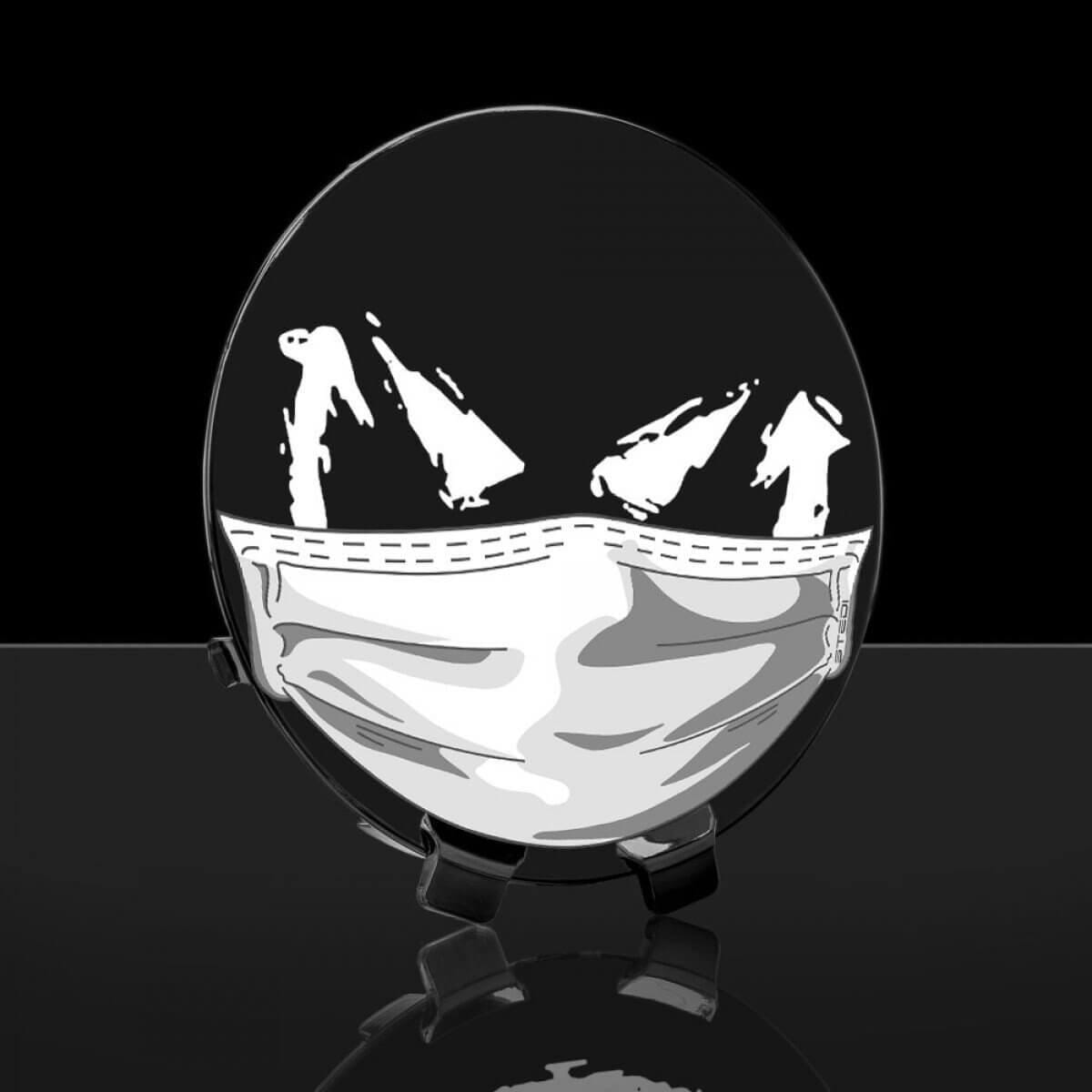 STEDI Type-X 7 Inch Mask Sticker - NZ Offroader