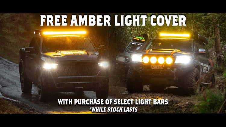 Free Amber Cover With Purchase of Select Light Bar - NZ Offroader