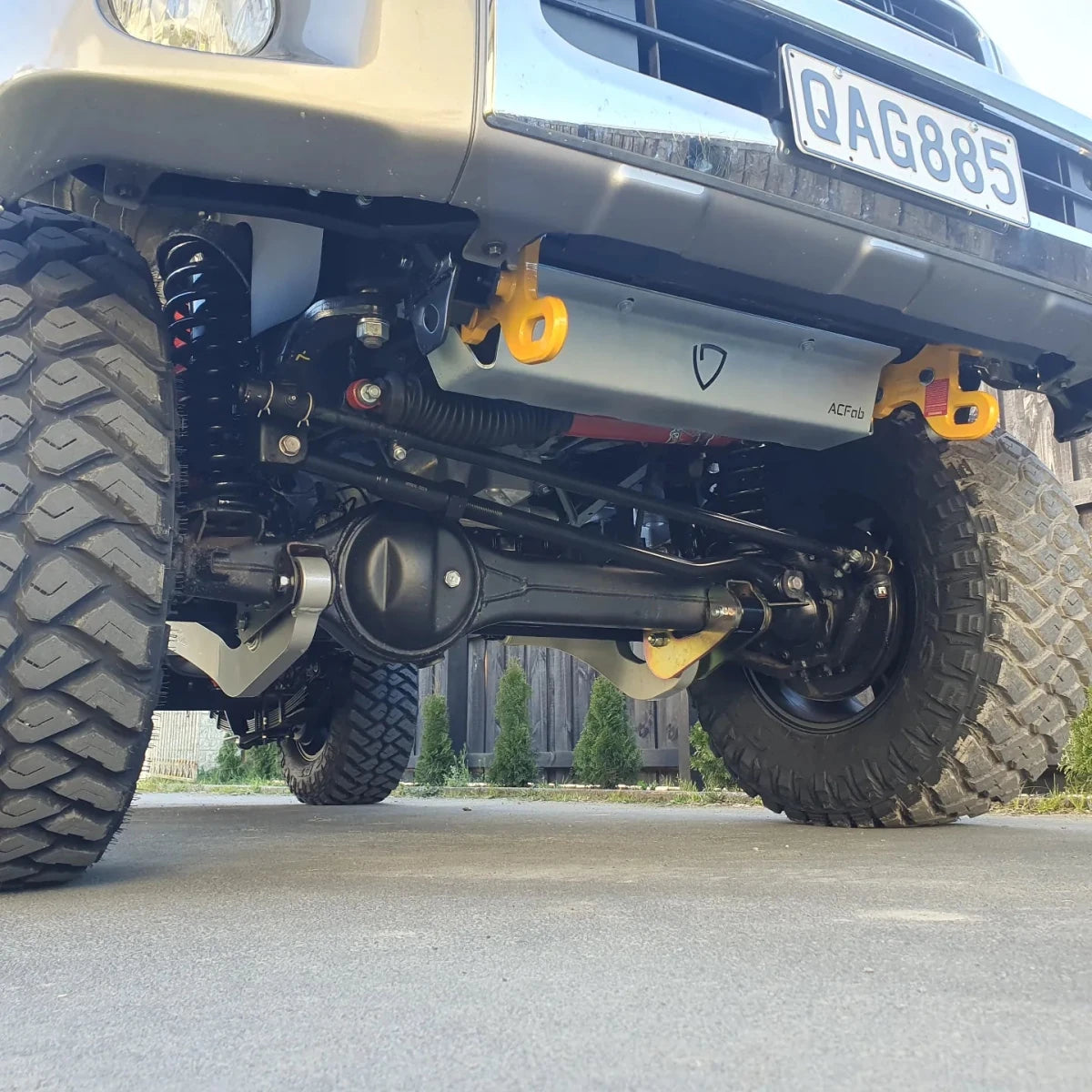 ACFab Toyota Landcruiser 76/78/79 series Radiator Guard VDJ, 1GD - FTV - NZ Offroader