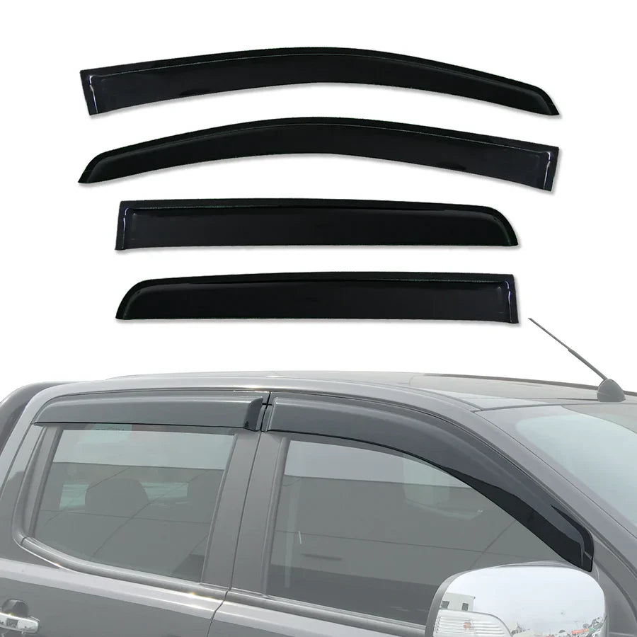 AUSGO Ford Ranger Dual Cab 2011 - 2022 Injection Monsoon Weather Shields - NZ Offroader