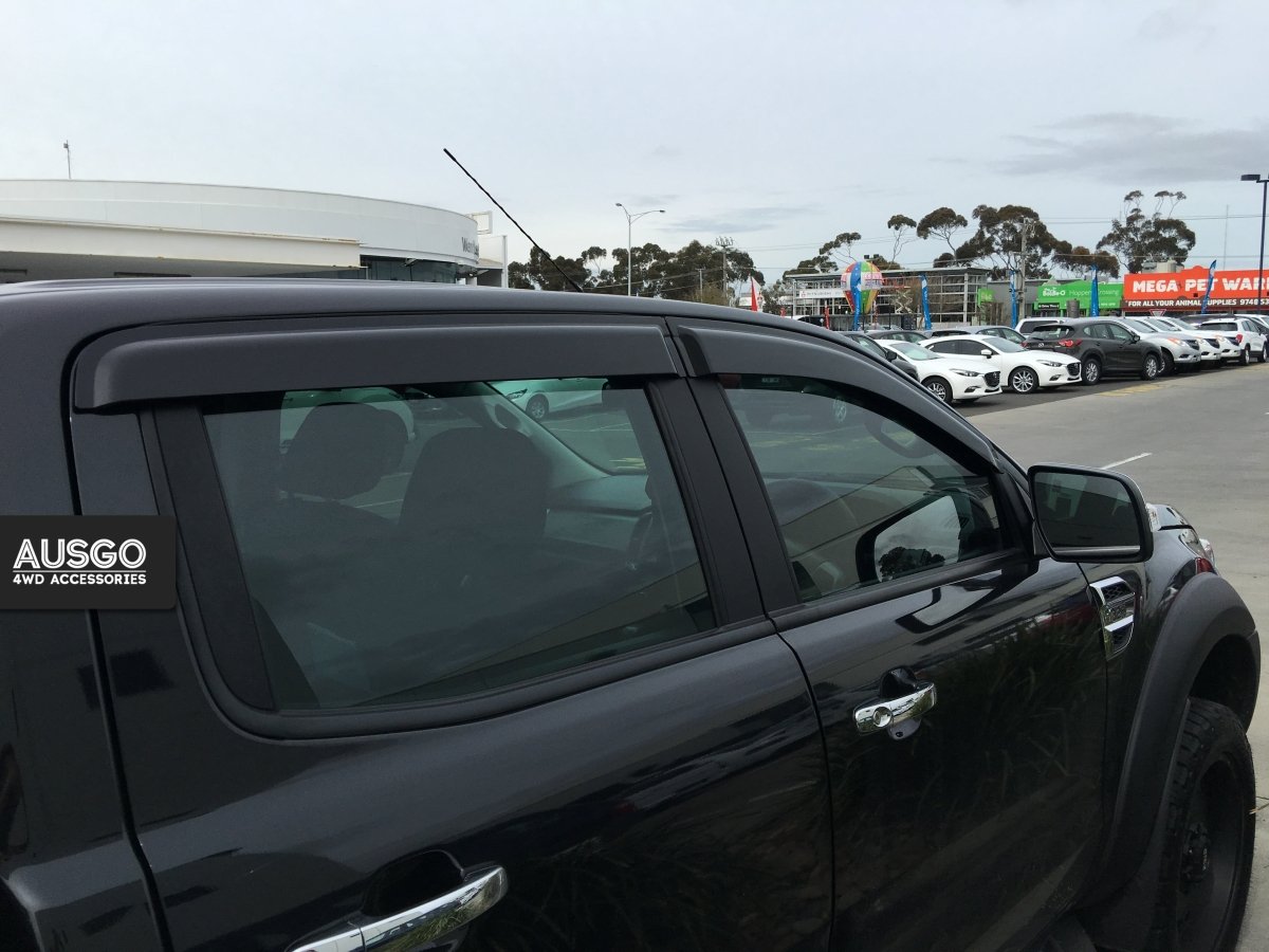 AUSGO Ford Ranger Dual Cab 2011 - 2022 Injection Monsoon Weather Shields - NZ Offroader
