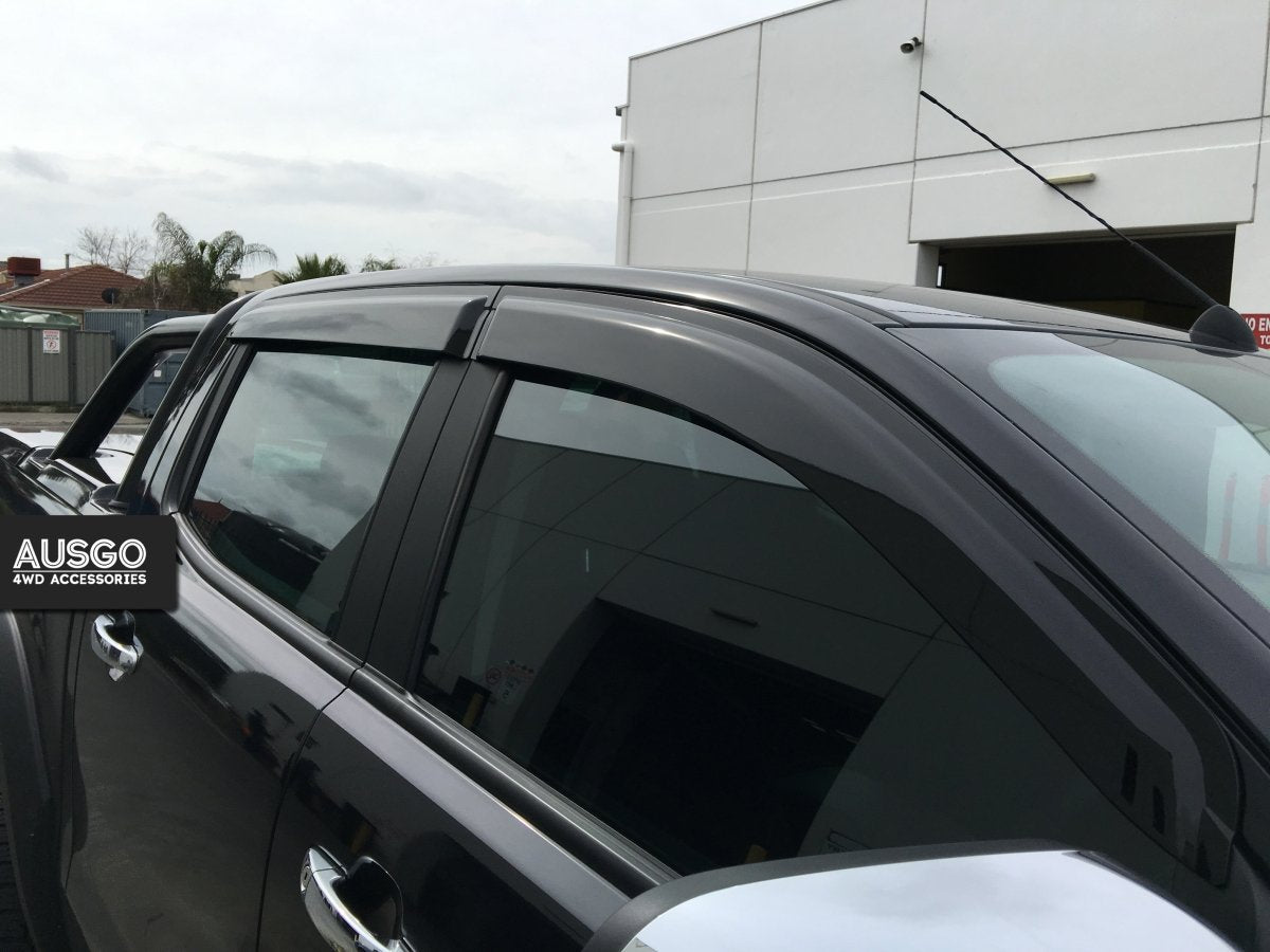 AUSGO Ford Ranger Dual Cab 2011 - 2022 Injection Monsoon Weather Shields - NZ Offroader