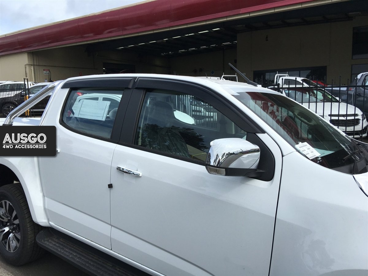 AUSGO Holden Colorado Dual Cab RG Series 2012 - 2020 Injection Monsoon Weather Shields - NZ Offroader